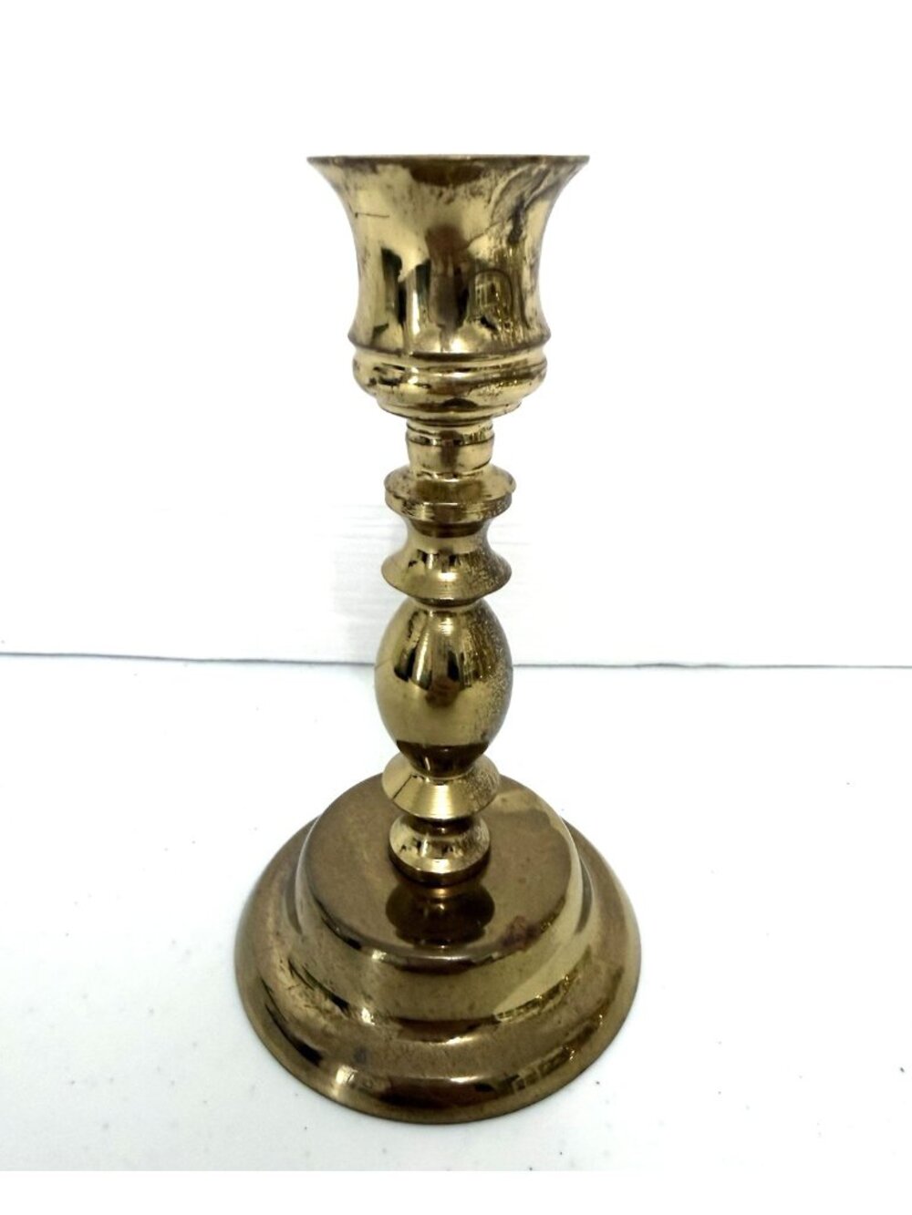 VTG Brass Candle Stick Holder 5.5"